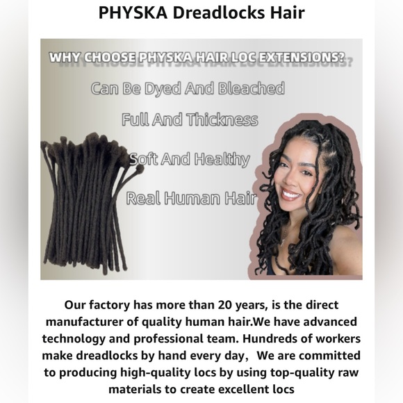 HUMAN HAIR 40 Strands Natural Black Loc Extension Full Handmade Real Dreadlocks - Picture 6 of 11